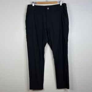 Kuhl Deceptr Pants Mens 36 x 30  Dark Gray Light Stretch Water Resistant Tapered